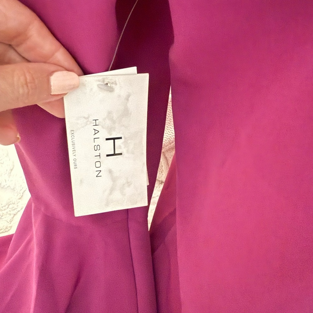 Halston Heritage Magenta Blouse - Picture 9 of 11